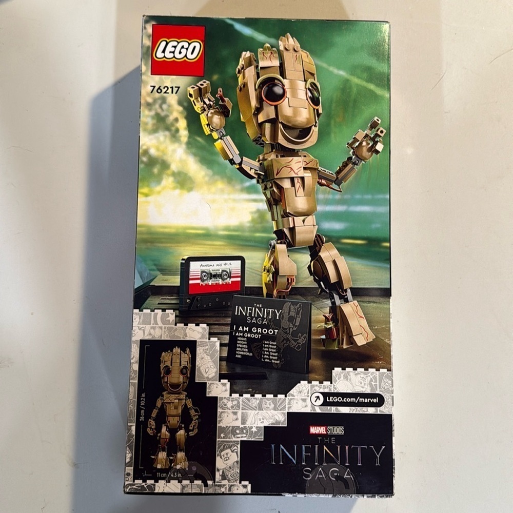 [Lego] NWT 76217 Marvel Super Heroes I AM GROOT Sealed NEW 476 pcs infinity saga - Picture 2 of 2
